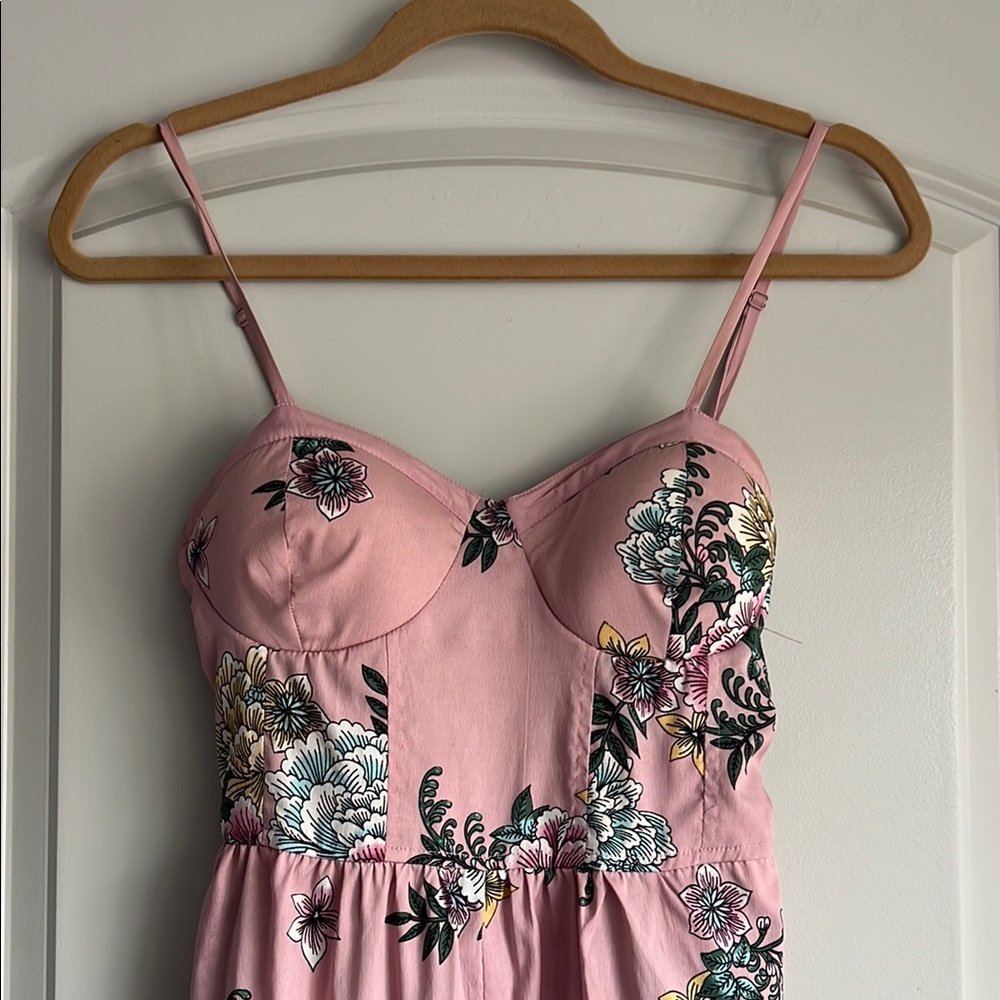 Sleeveless Jumpsuit Floral